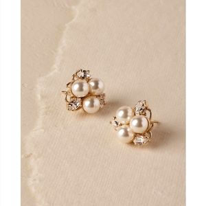 BHLDN Pax Pearl Stud Earrings